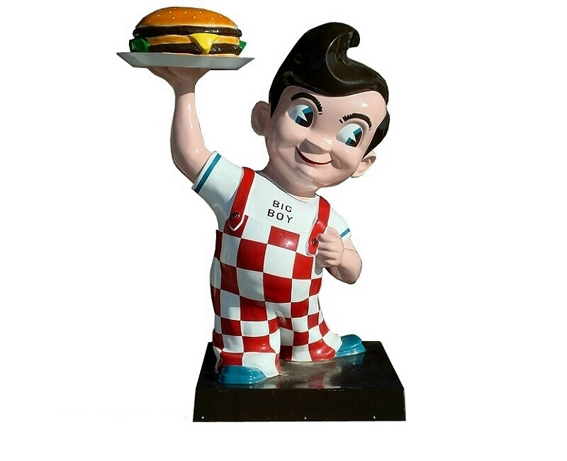 Burger Boy Advertising Sign Statue