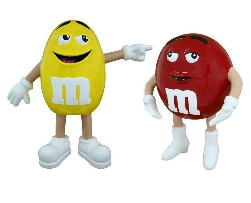 Chocolate MM Advertising Statues - Custom Made